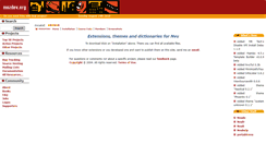 Desktop Screenshot of nvuext.mozdev.org