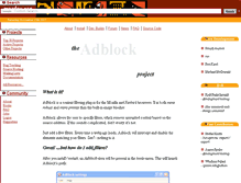 Tablet Screenshot of adblock.mozdev.org