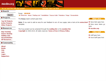 Tablet Screenshot of hxxp.mozdev.org