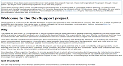 Desktop Screenshot of devsupport.mozdev.org