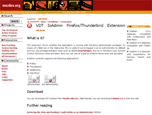 Tablet Screenshot of isadmin.mozdev.org