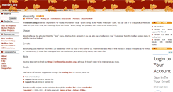 Desktop Screenshot of aboutconfig.mozdev.org