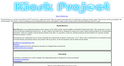 Desktop Screenshot of kiosk.mozdev.org