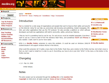 Tablet Screenshot of eztor.mozdev.org