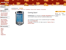 Tablet Screenshot of pocketpcsync.mozdev.org