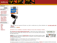 Tablet Screenshot of gnomefx.mozdev.org