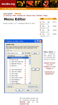 Mobile Screenshot of menueditor.mozdev.org