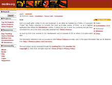 Tablet Screenshot of exch.mozdev.org