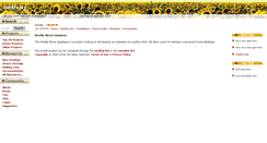 Desktop Screenshot of mmdb.mozdev.org