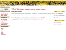 Tablet Screenshot of mmdb.mozdev.org