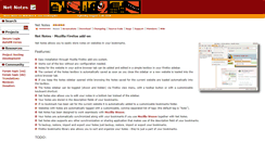 Desktop Screenshot of netnotes.mozdev.org