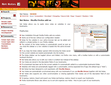 Tablet Screenshot of netnotes.mozdev.org