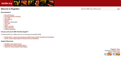 Desktop Screenshot of plugindoc.mozdev.org