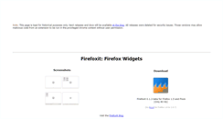 Desktop Screenshot of firefoxit.mozdev.org