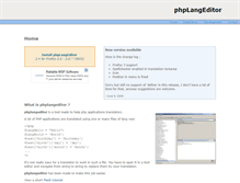 Tablet Screenshot of phplangeditor.mozdev.org