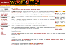 Tablet Screenshot of lsid.mozdev.org