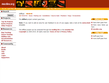 Tablet Screenshot of diffbot.mozdev.org