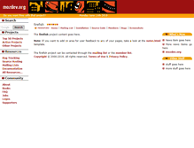 Tablet Screenshot of firefish.mozdev.org