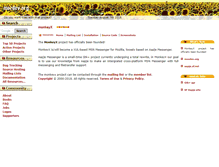 Tablet Screenshot of monkeyx.mozdev.org