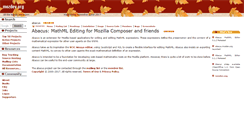Desktop Screenshot of abacus.mozdev.org