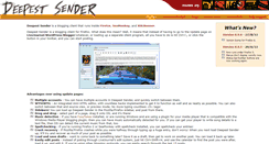 Desktop Screenshot of deepestsender.mozdev.org