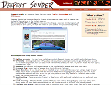 Tablet Screenshot of deepestsender.mozdev.org