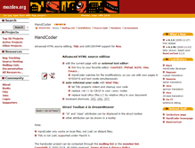 Tablet Screenshot of handcoder.mozdev.org
