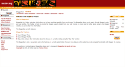 Desktop Screenshot of bloggerbar.mozdev.org