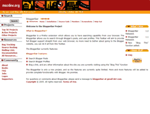 Tablet Screenshot of bloggerbar.mozdev.org