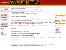 Tablet Screenshot of modifyheaders.mozdev.org