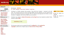 Tablet Screenshot of formsaver.mozdev.org