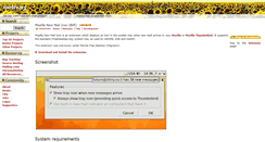Desktop Screenshot of moztraybiff.mozdev.org