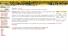 Tablet Screenshot of mozpython.mozdev.org