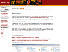 Tablet Screenshot of multicolumn.mozdev.org