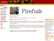 Tablet Screenshot of firefusk.mozdev.org