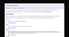 Desktop Screenshot of clav.mozdev.org