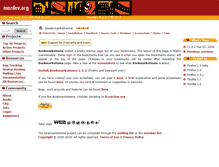 Tablet Screenshot of bookmarkshome.mozdev.org