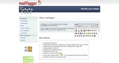 Desktop Screenshot of mailtagger.mozdev.org