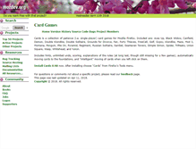Tablet Screenshot of cardgames.mozdev.org