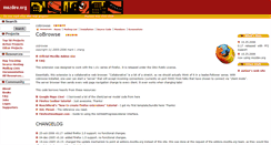 Desktop Screenshot of cobrowse.mozdev.org
