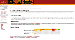 Desktop Screenshot of moztorrent.mozdev.org