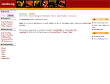 Tablet Screenshot of nextmuni.mozdev.org