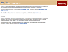 Tablet Screenshot of blozom.mozdev.org