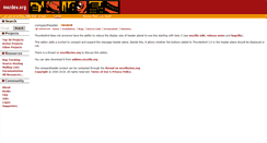 Desktop Screenshot of compactheader.mozdev.org