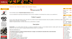 Desktop Screenshot of bookmarkdd.mozdev.org