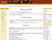 Tablet Screenshot of bookmarkdd.mozdev.org