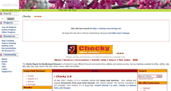 Desktop Screenshot of checky.mozdev.org