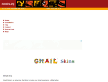 Tablet Screenshot of gmailskins.mozdev.org