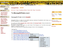 Tablet Screenshot of messageidfinder.mozdev.org