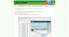 Desktop Screenshot of linksidebar.mozdev.org